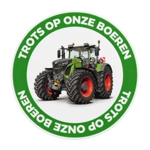 Sticker trots op onze boeren Fendt – sfeerbeeld
