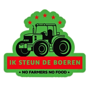 Sticker steun de boeren Fendt – sfeerbeeld