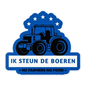 Sticker steun de boeren New Holland – sfeerbeeld