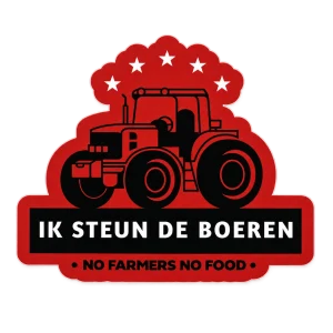 Sticker steun de boeren Case – sfeerbeeld