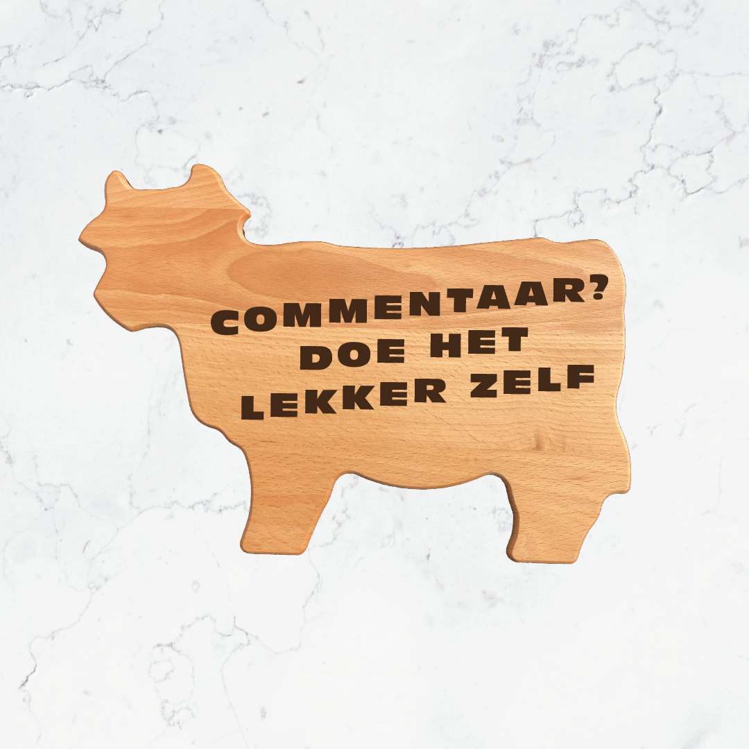 Houten vleesplank koe - Afbeelding 5