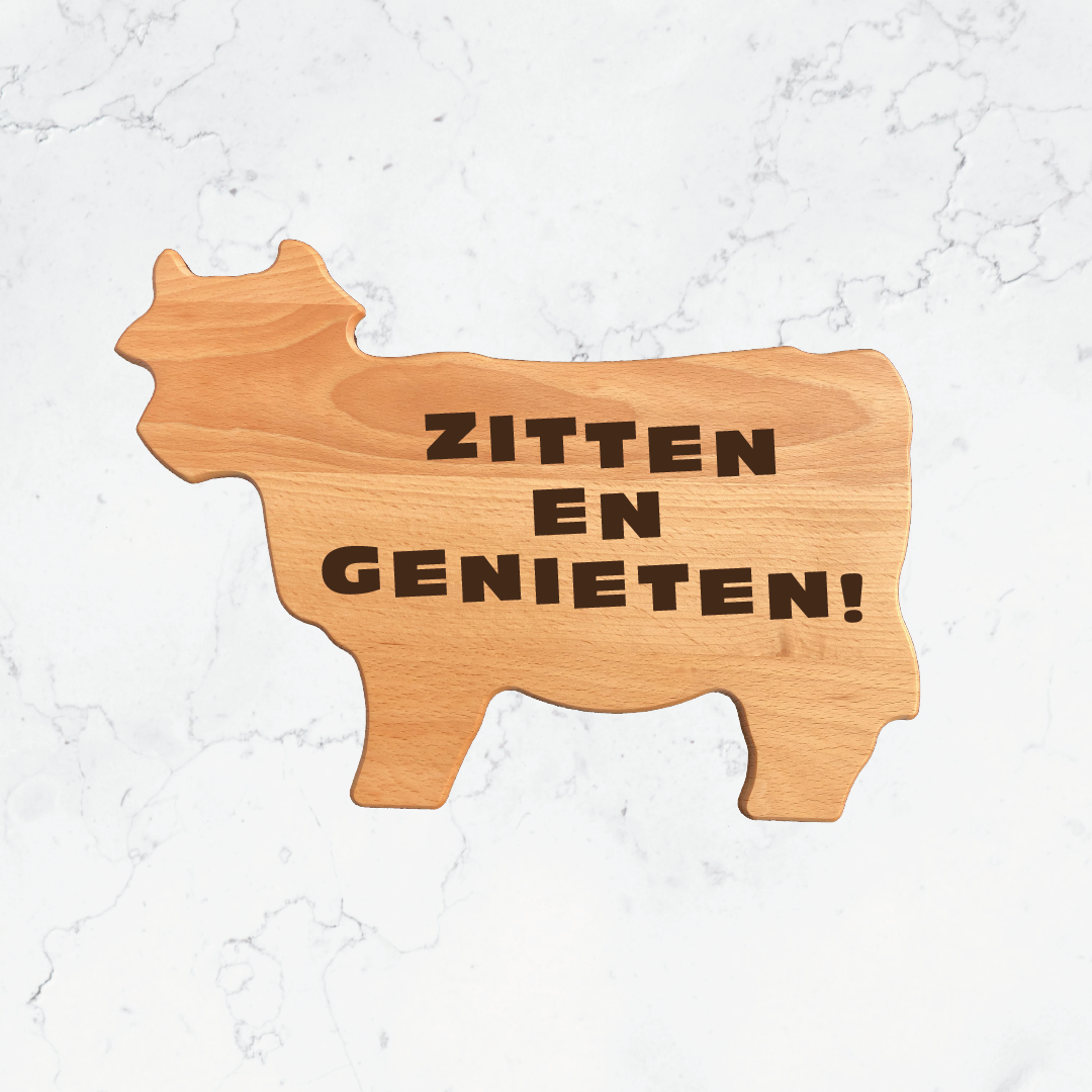 Houten vleesplank koe - Afbeelding 17