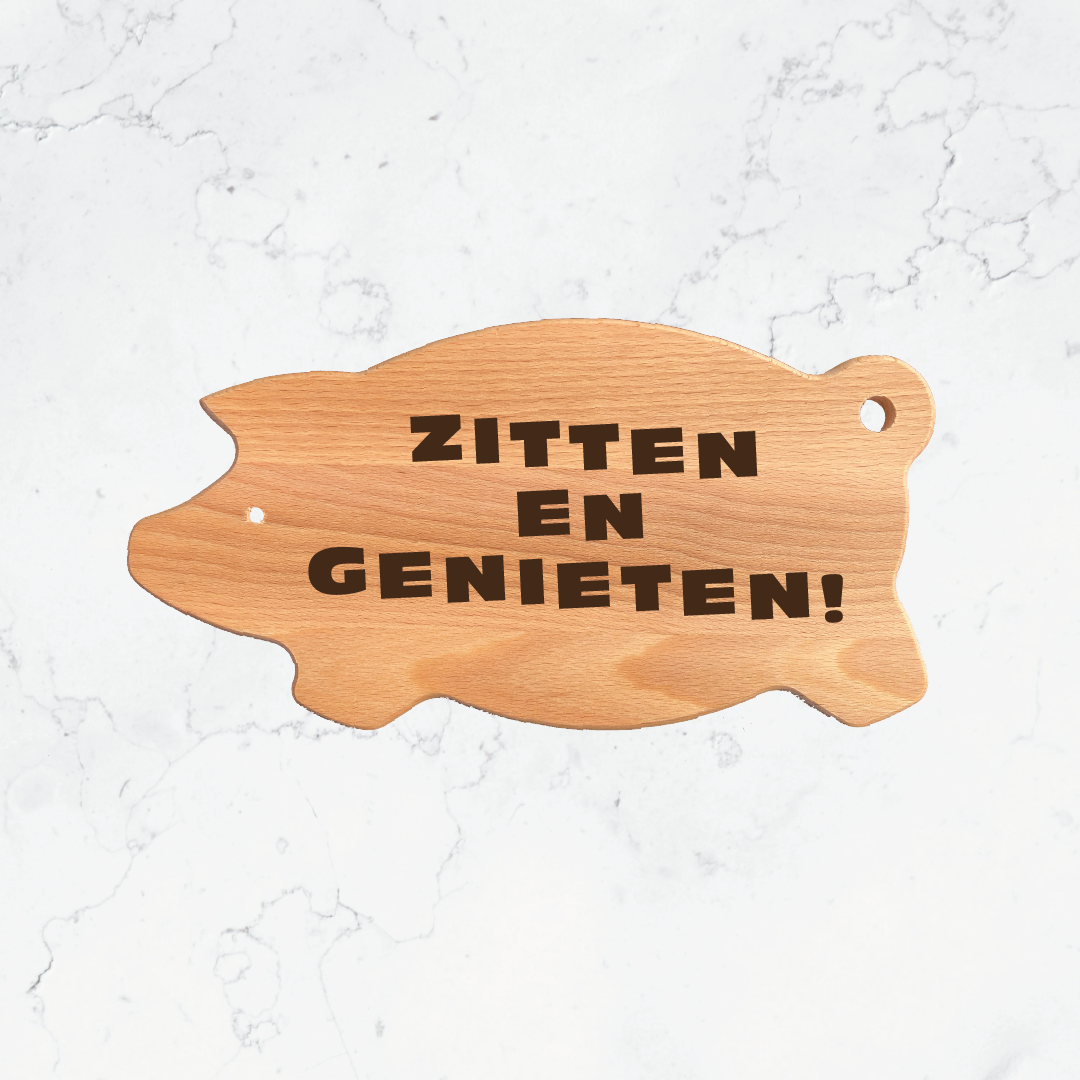 Houten vleesplank varken - Afbeelding 16