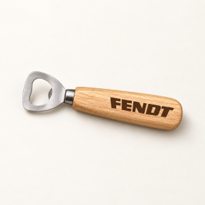 Flesopener Fendt ā houten handvat