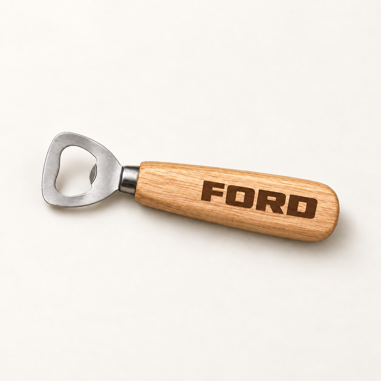 Flesopener Ford – houten handvat